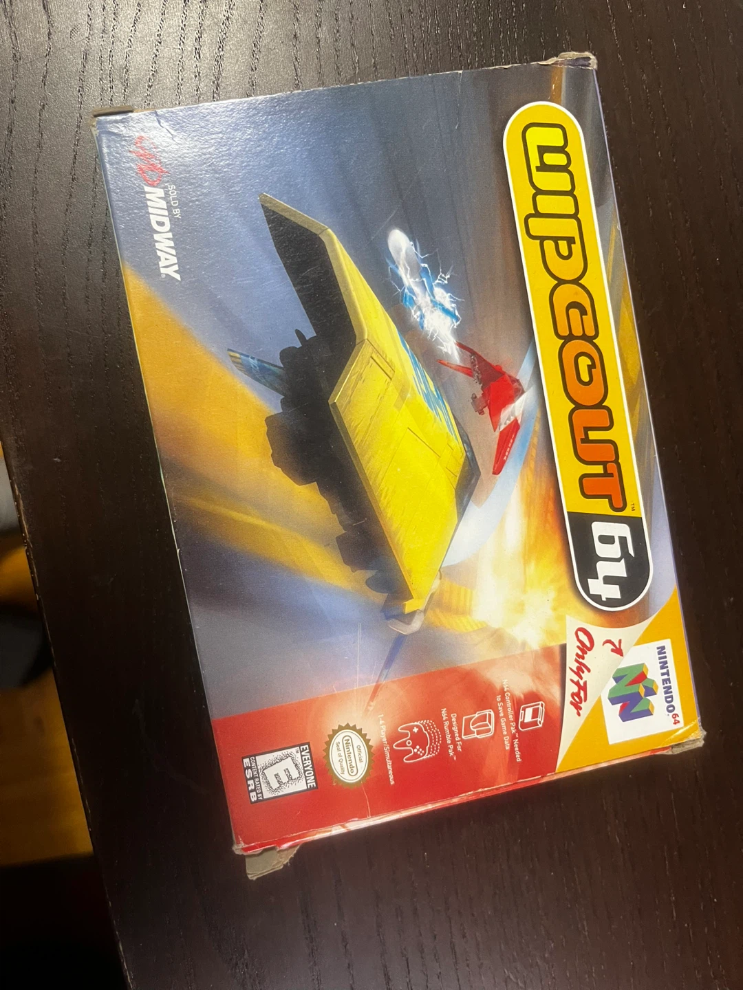 Wipeout 64 Nintendo 64 Game Cartridge and Box