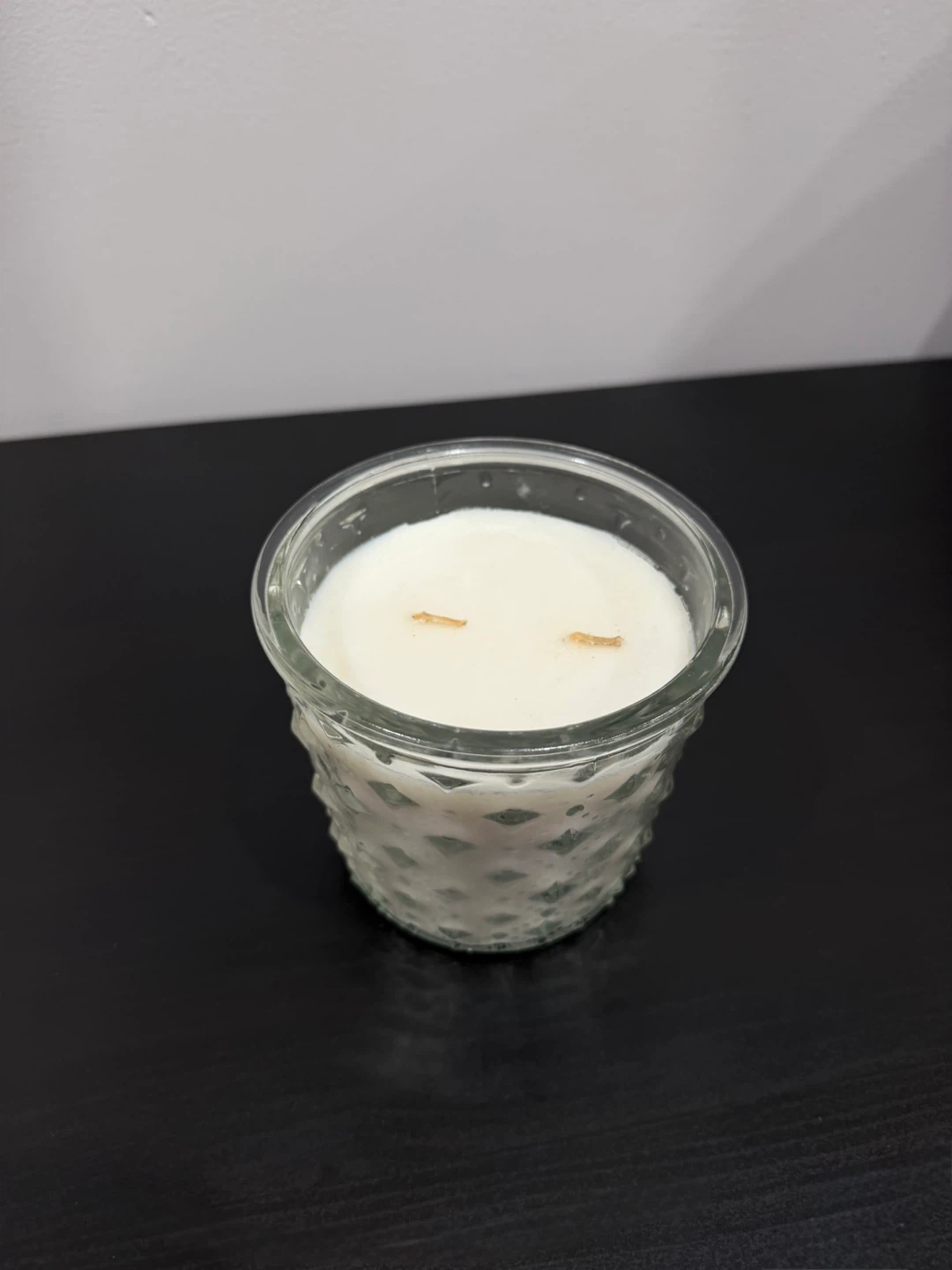 White Double-Wick Candle