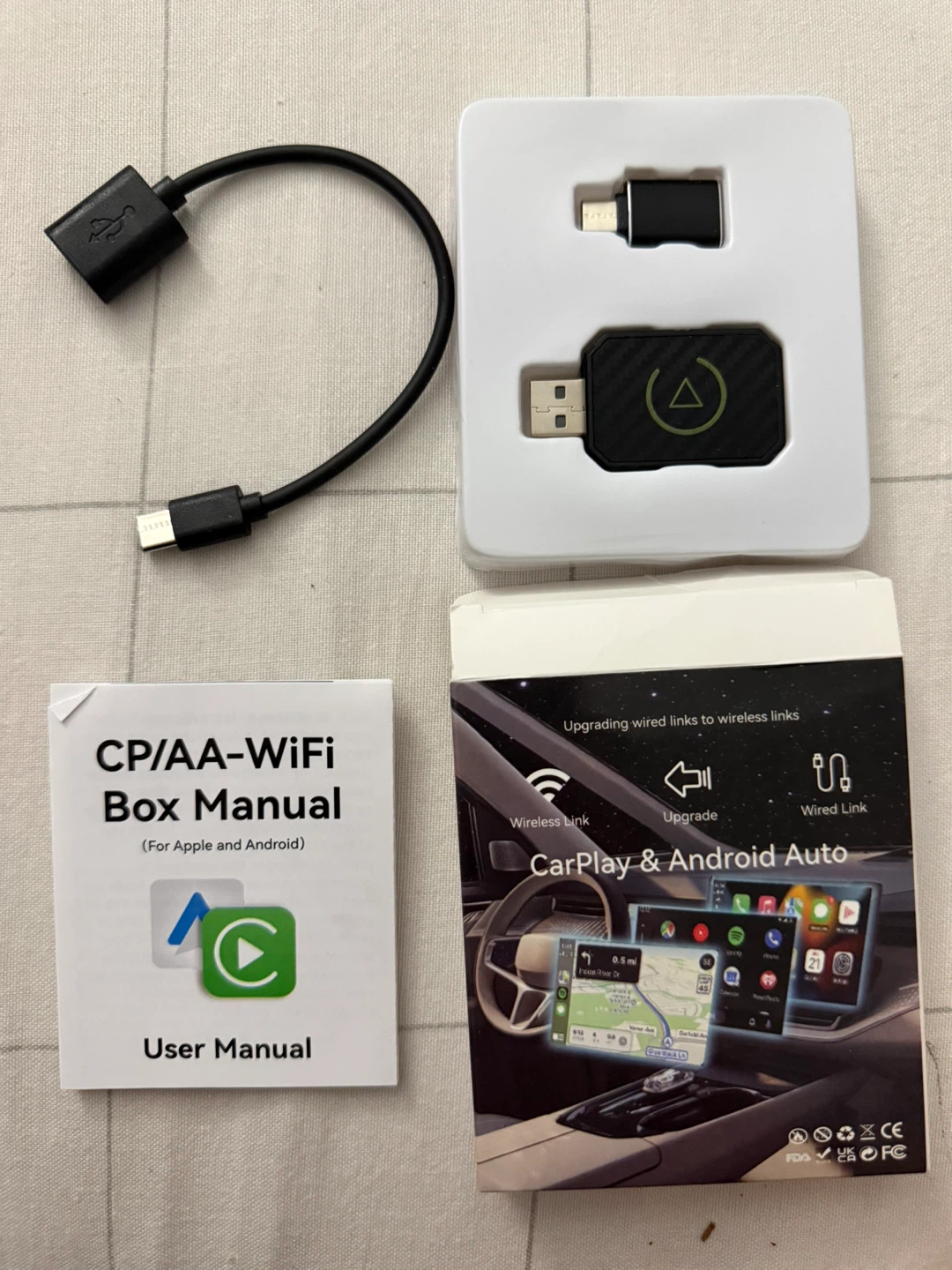 CP/AA-WiFi Box for CarPlay & Android Auto
