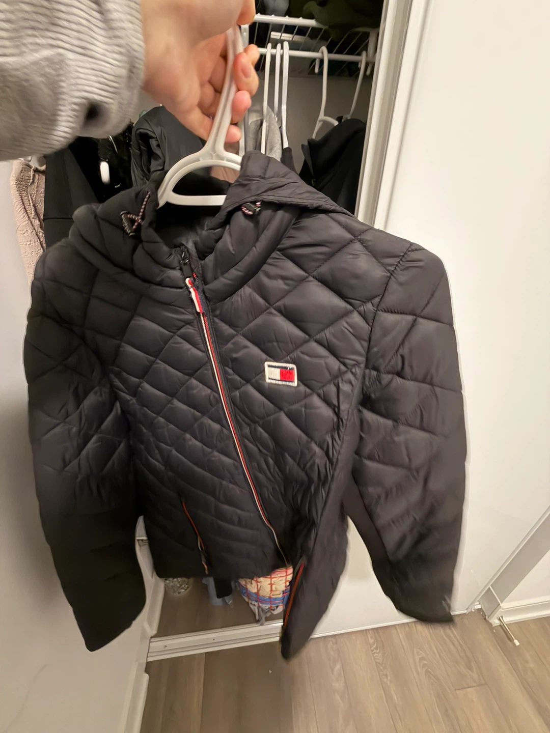 Tommy Hilfiger Quilted Puffer Jacket - Black