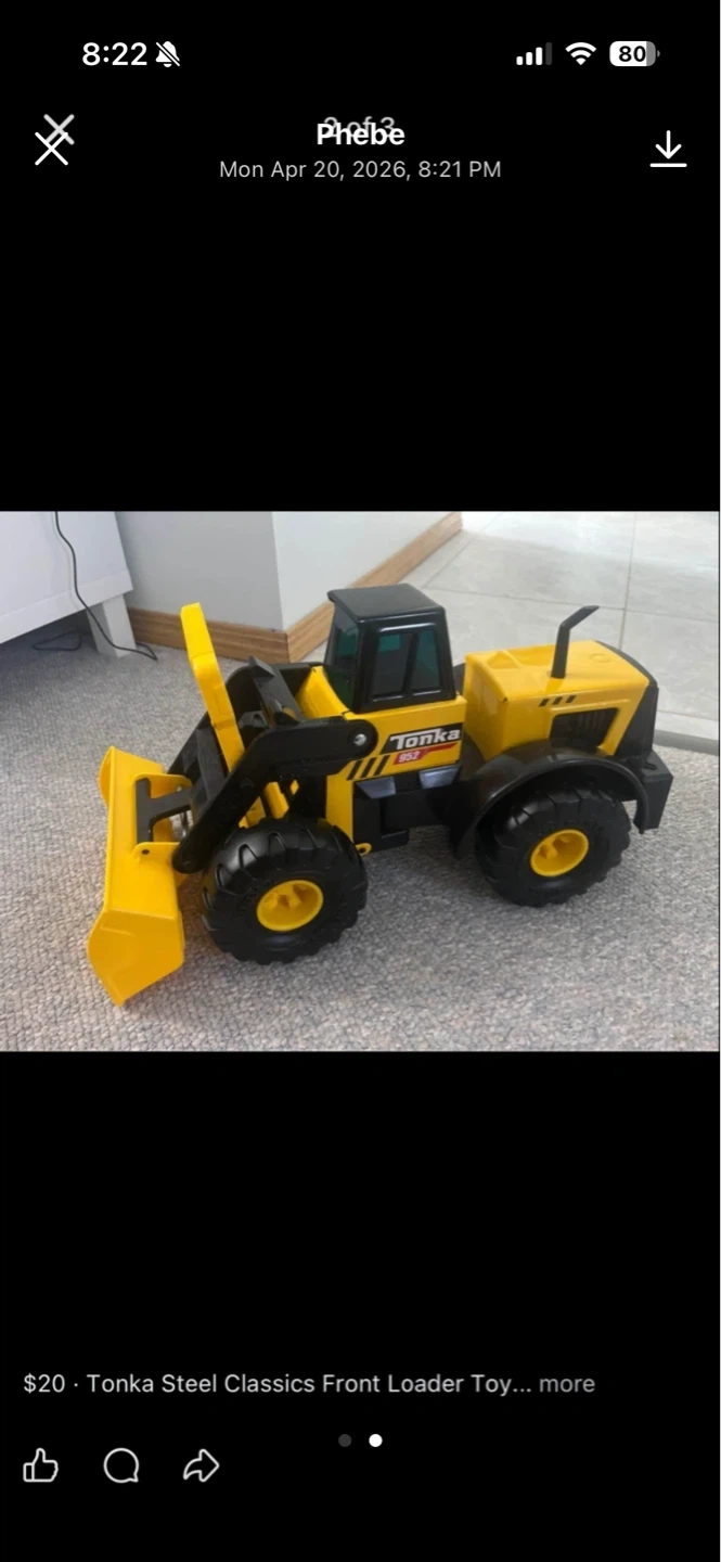 Tonka Steel Classics Front Loader Toy Construction Vehicle - photo 2
