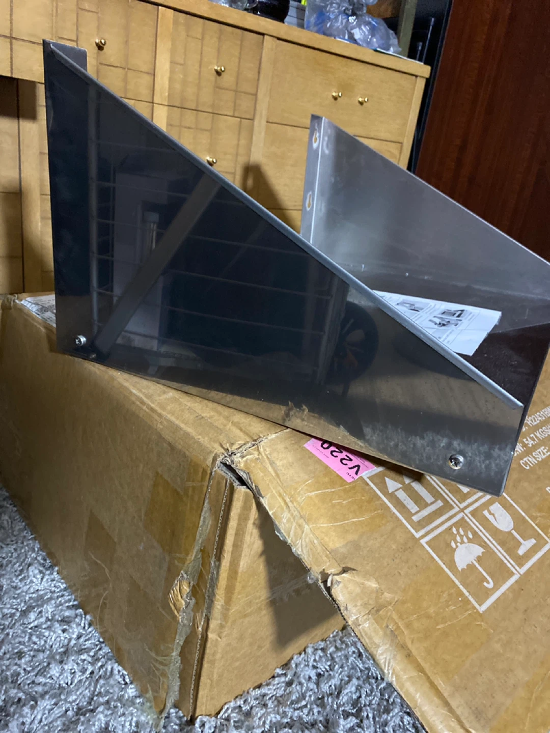 Commercial microwave shelf by Amgood