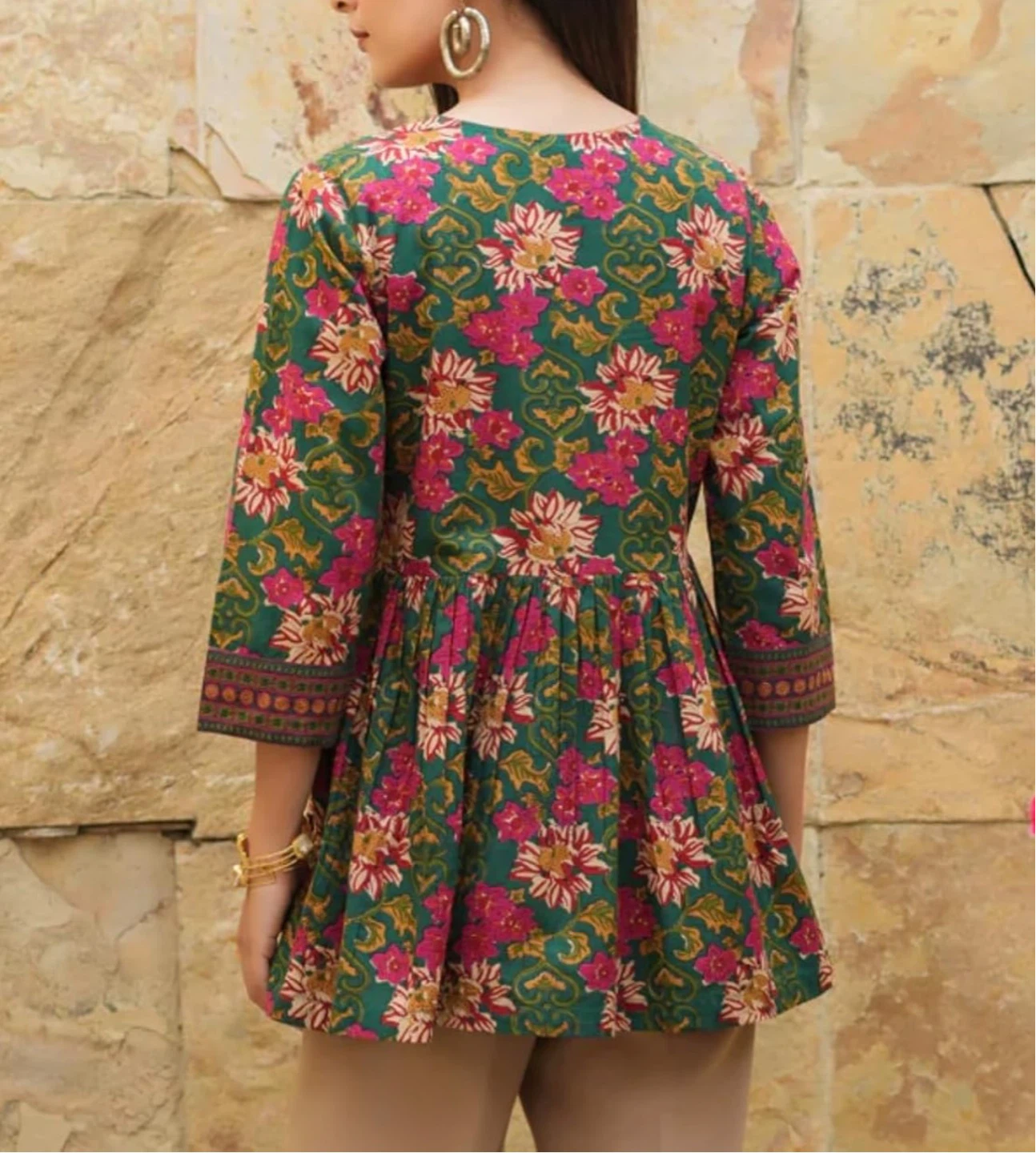Women's Floral Print Tunic Top - photo 2