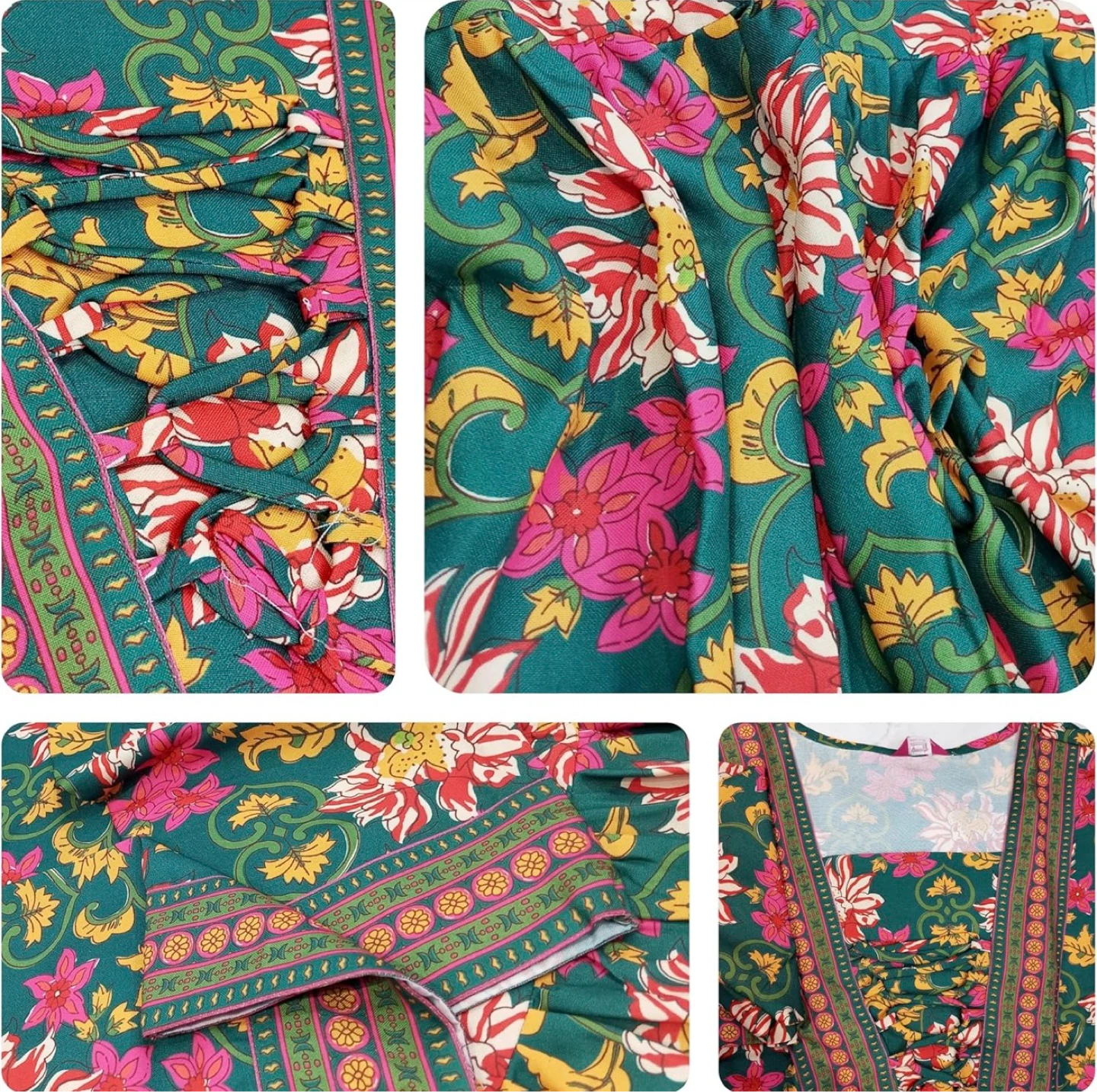 Women's Floral Print Tunic Top - photo 3