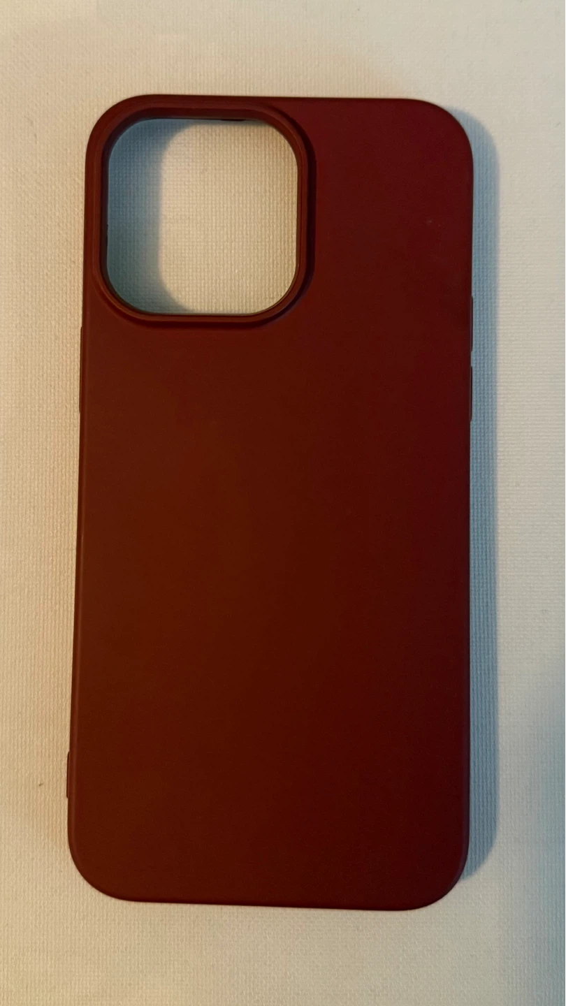 Deep Red iPhone 15 pro max Case