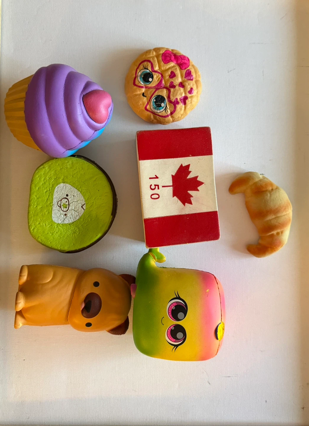 Set of 7 Squishy Toys