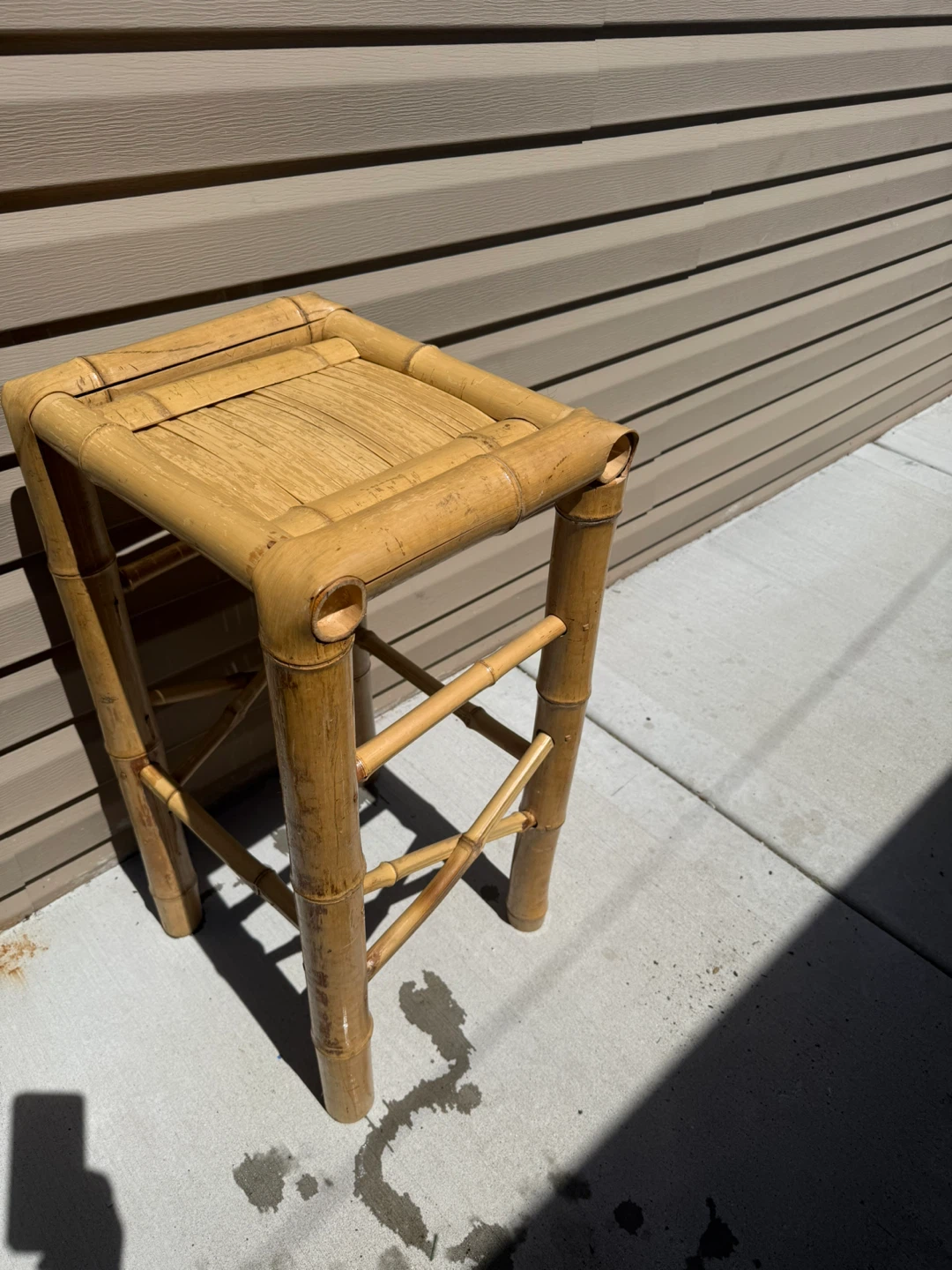 Bamboo plant stand - photo 2