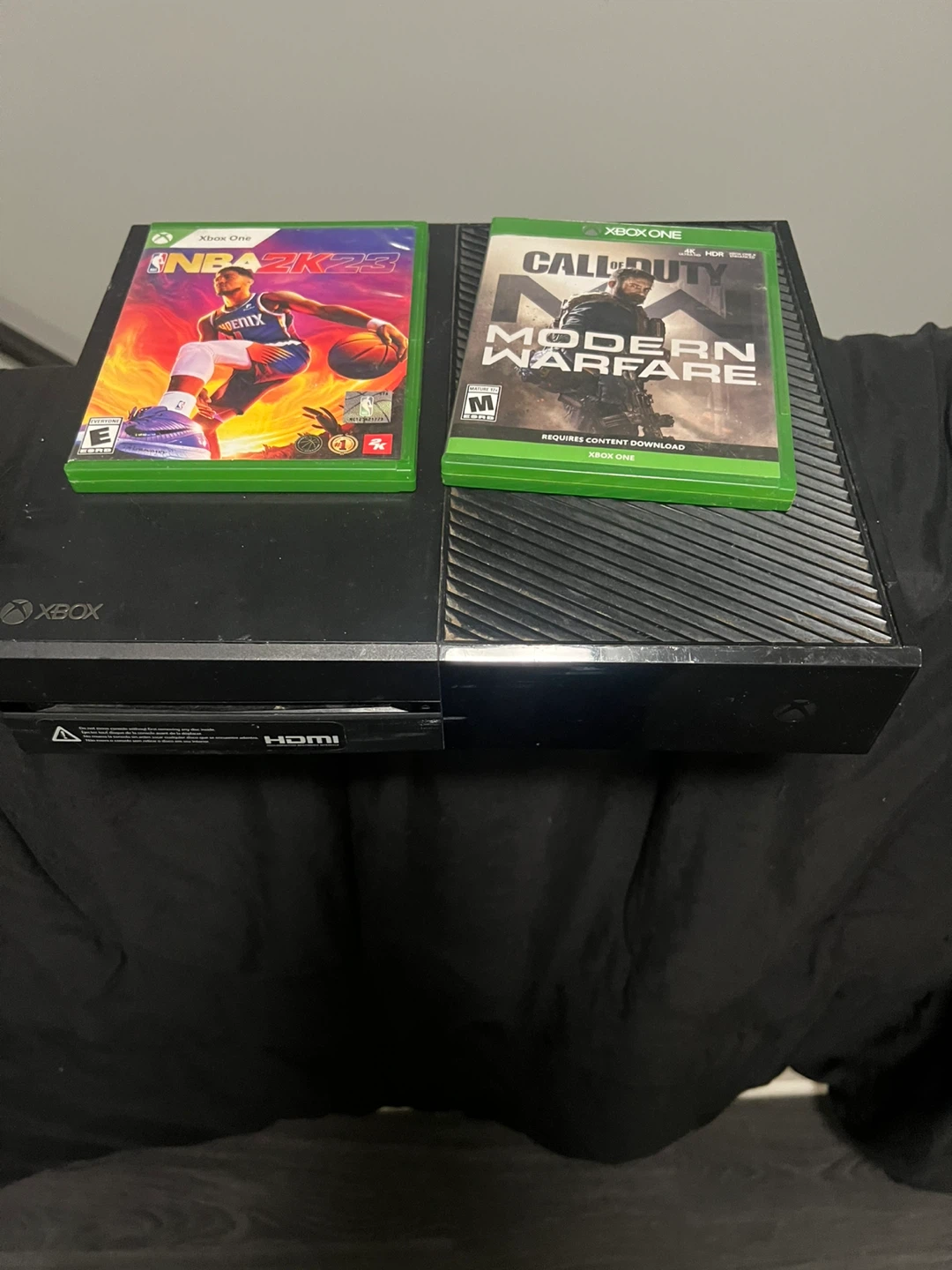 Xbox One Console with NBA 2K23 and Call of Duty Modern Warfare
