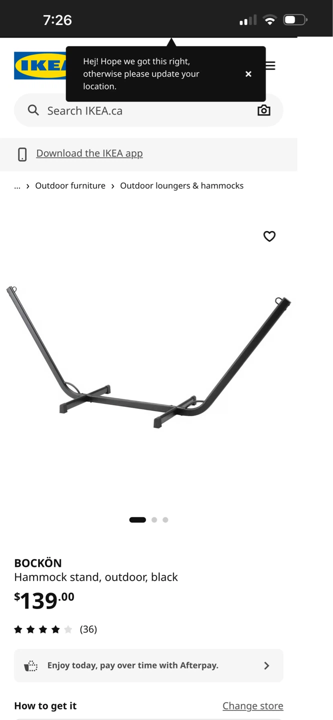 IKEA Hammock Stand with free hammock - photo 5