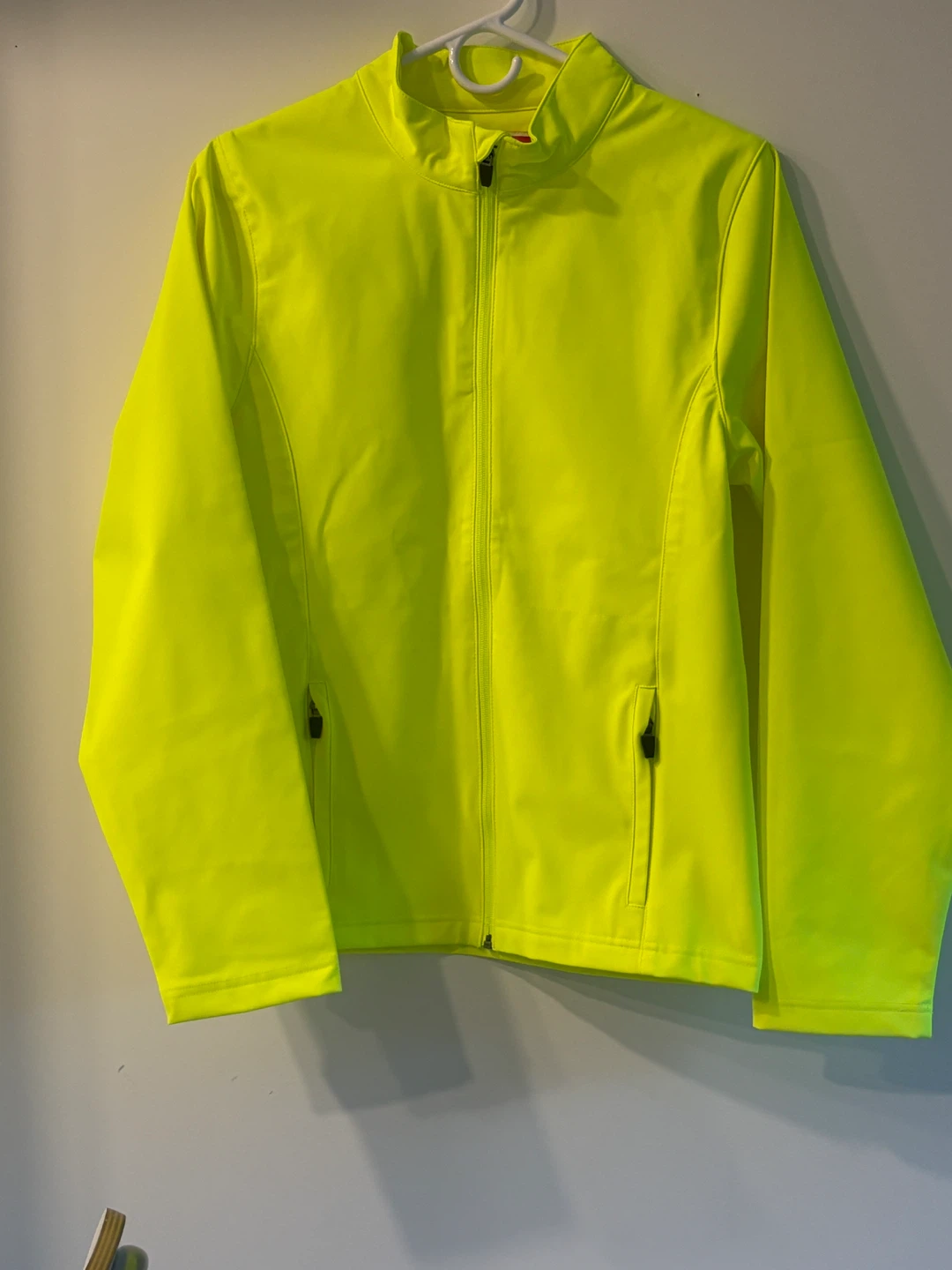 TEAM 365 High Visibility Neon Yellow Soft Shell Jacket - photo 4