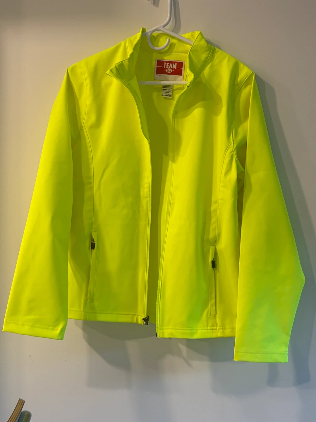 TEAM 365 High Visibility Neon Yellow Soft Shell Jacket