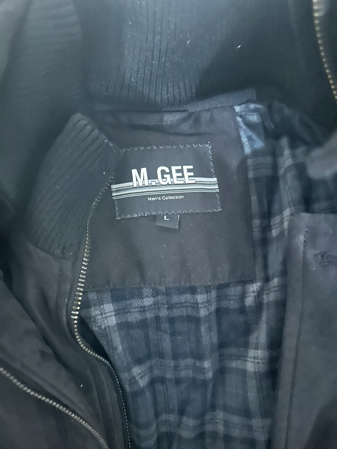 M. GEE Men's Collection Black Jacket - Size L - photo 3