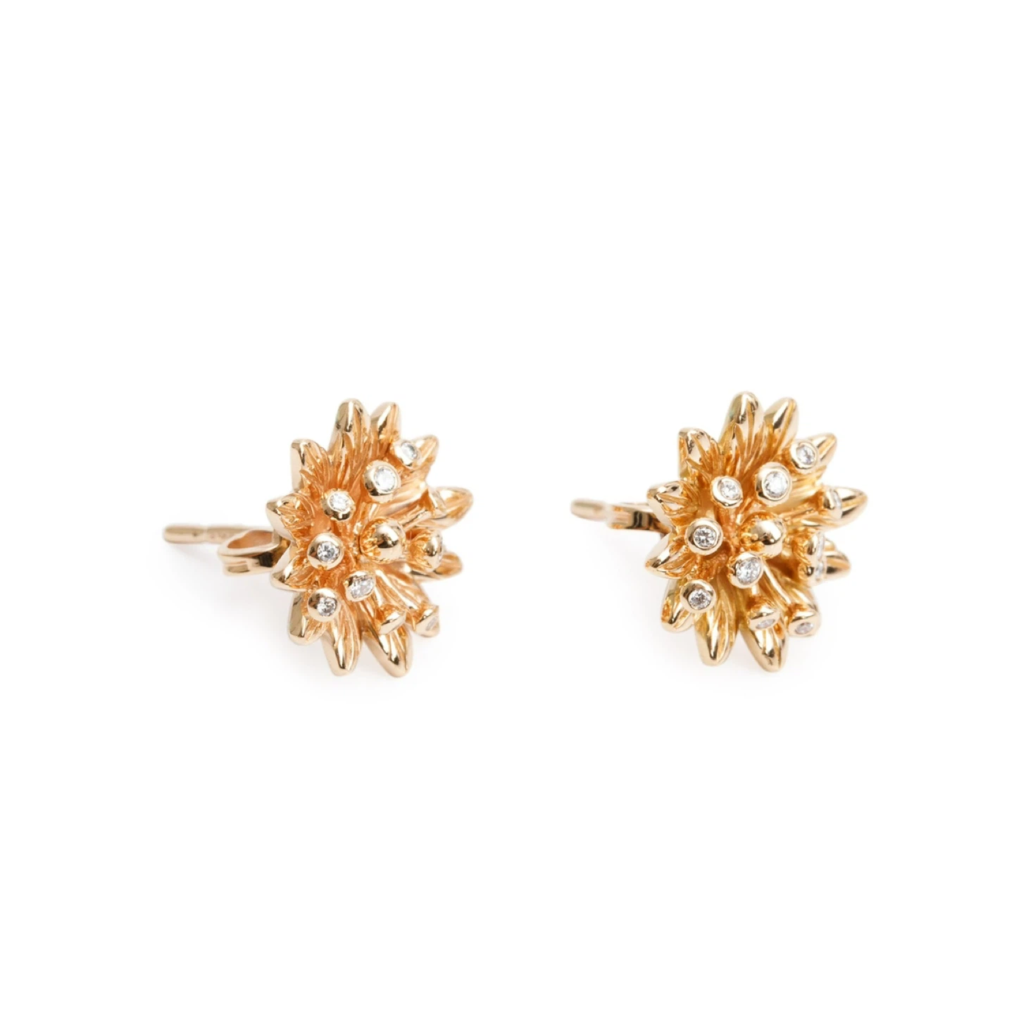 Gucci Flower Stud Earrings with Diamonds - photo 2