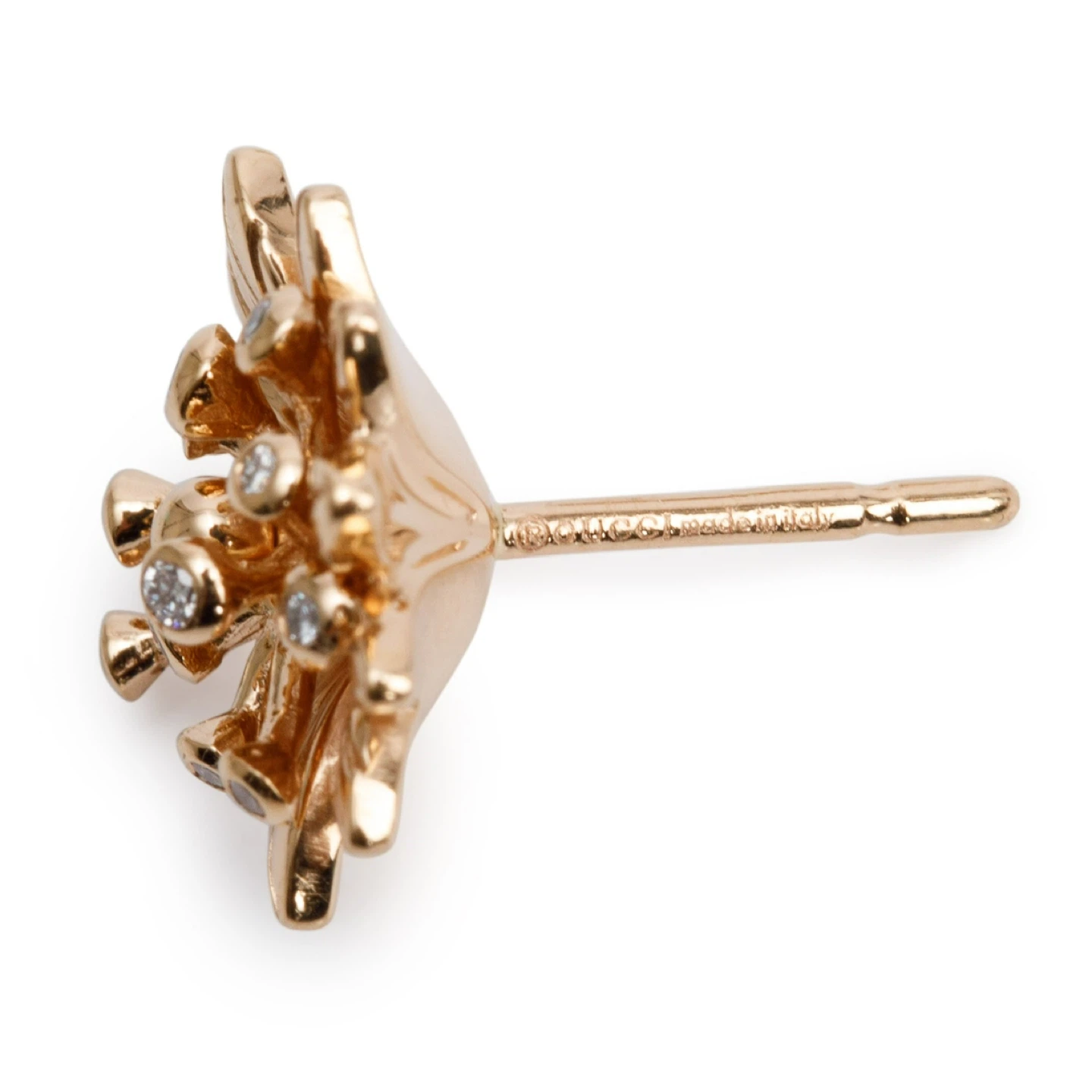 Gucci Flower Stud Earrings with Diamonds - photo 3