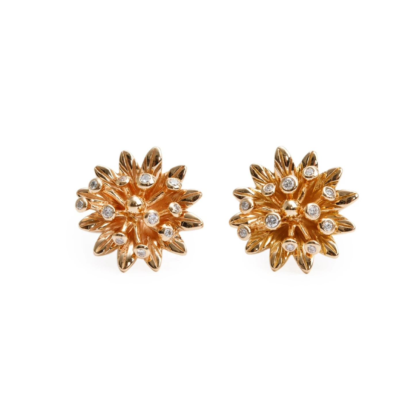 Gucci Flower Stud Earrings with Diamonds - photo 4