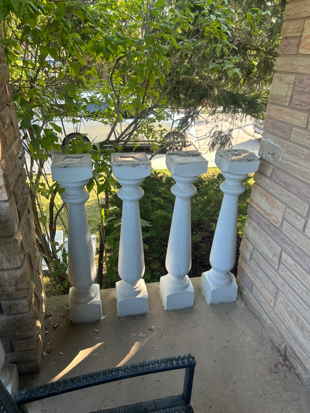 White Balustrade Set