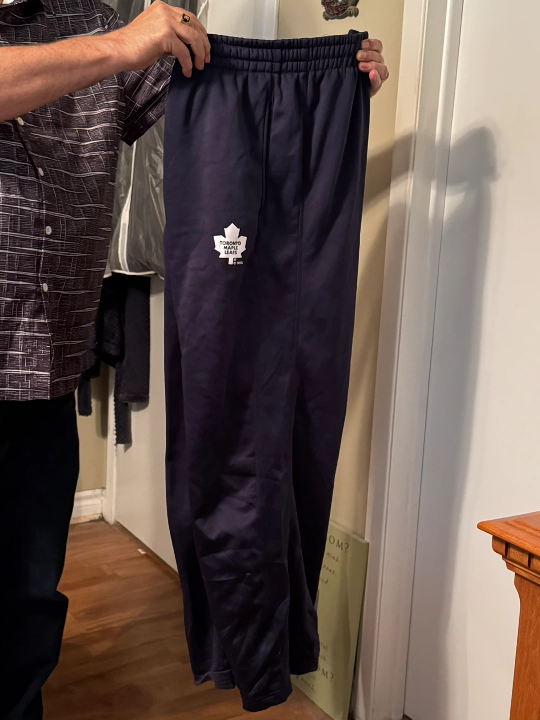 Toronto Maple Leafs Navy Blue Track Pants - photo 3