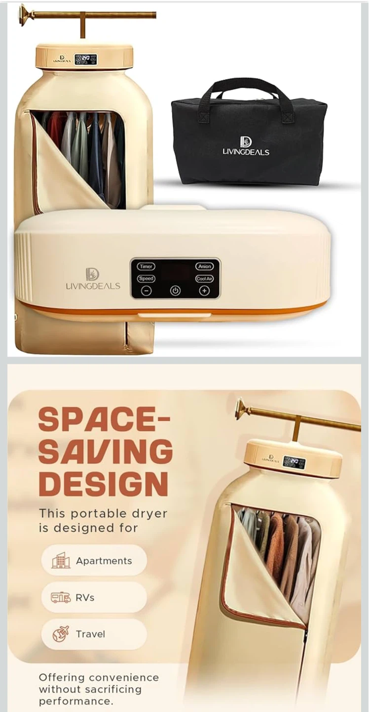 LIVINGDEALS Portable Clothes Dryer - photo 4