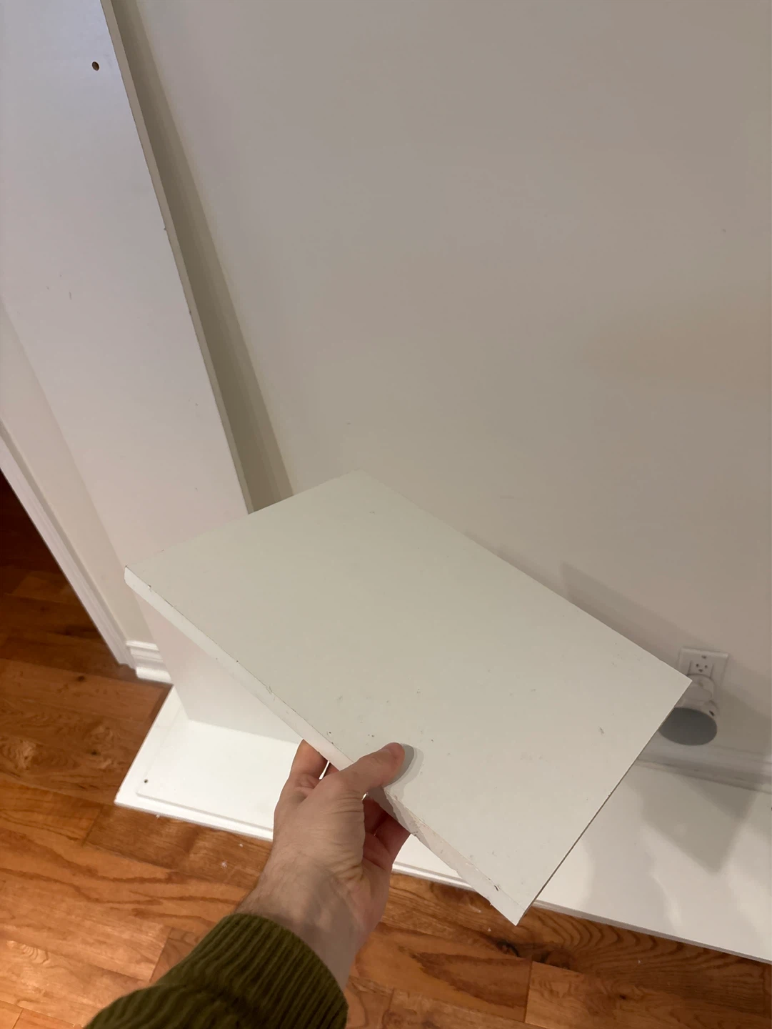 White Wooden Shelf Components IKEA - photo 2