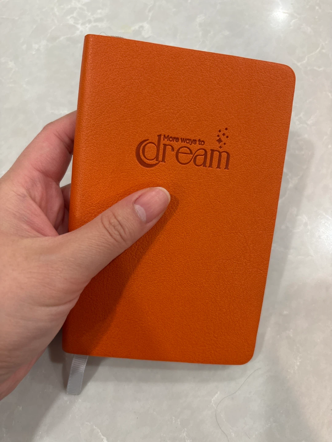 Orange "More ways to dream" Notebook