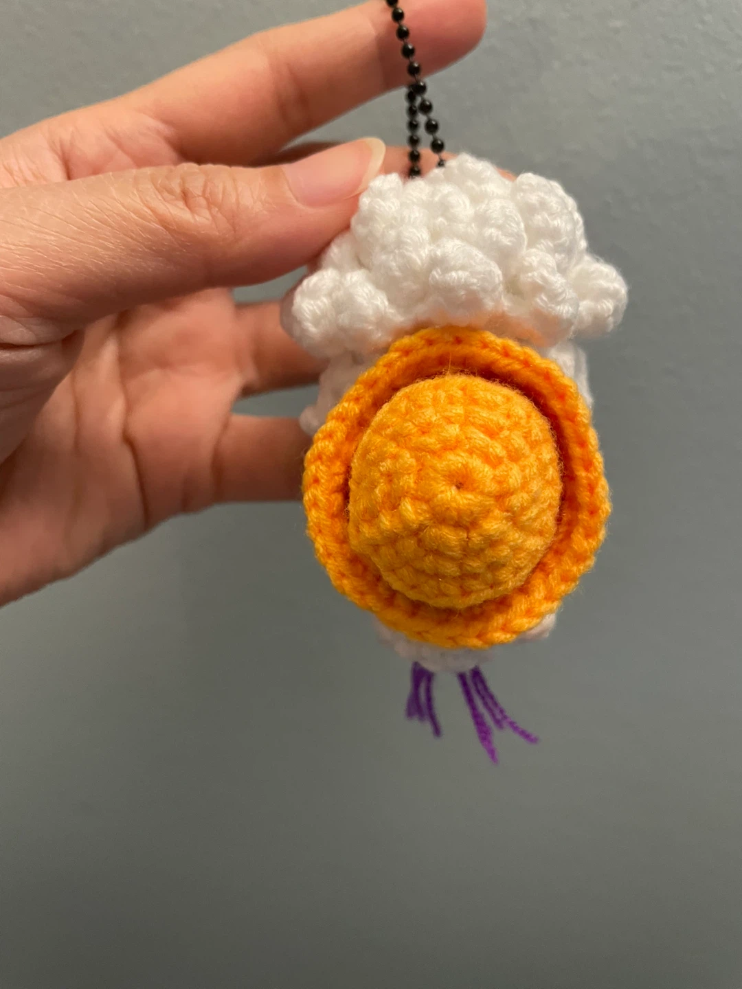 Luffy Crocheted keychain - photo 4