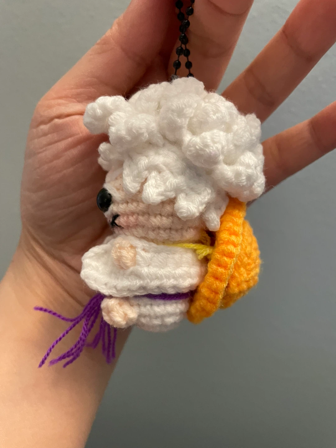 Luffy Crocheted keychain - photo 3