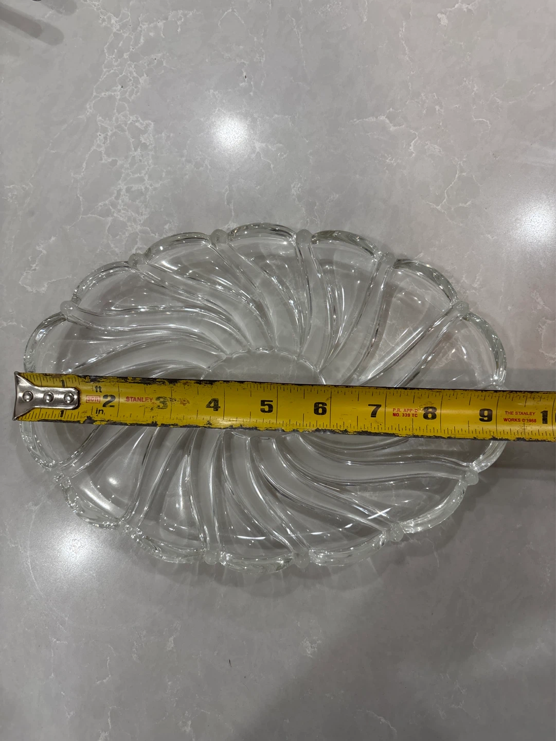 Glass serving tray - photo 2