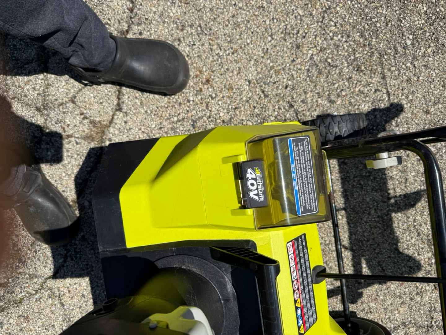 Ryobi 40V Cordless Snow Blower - photo 5