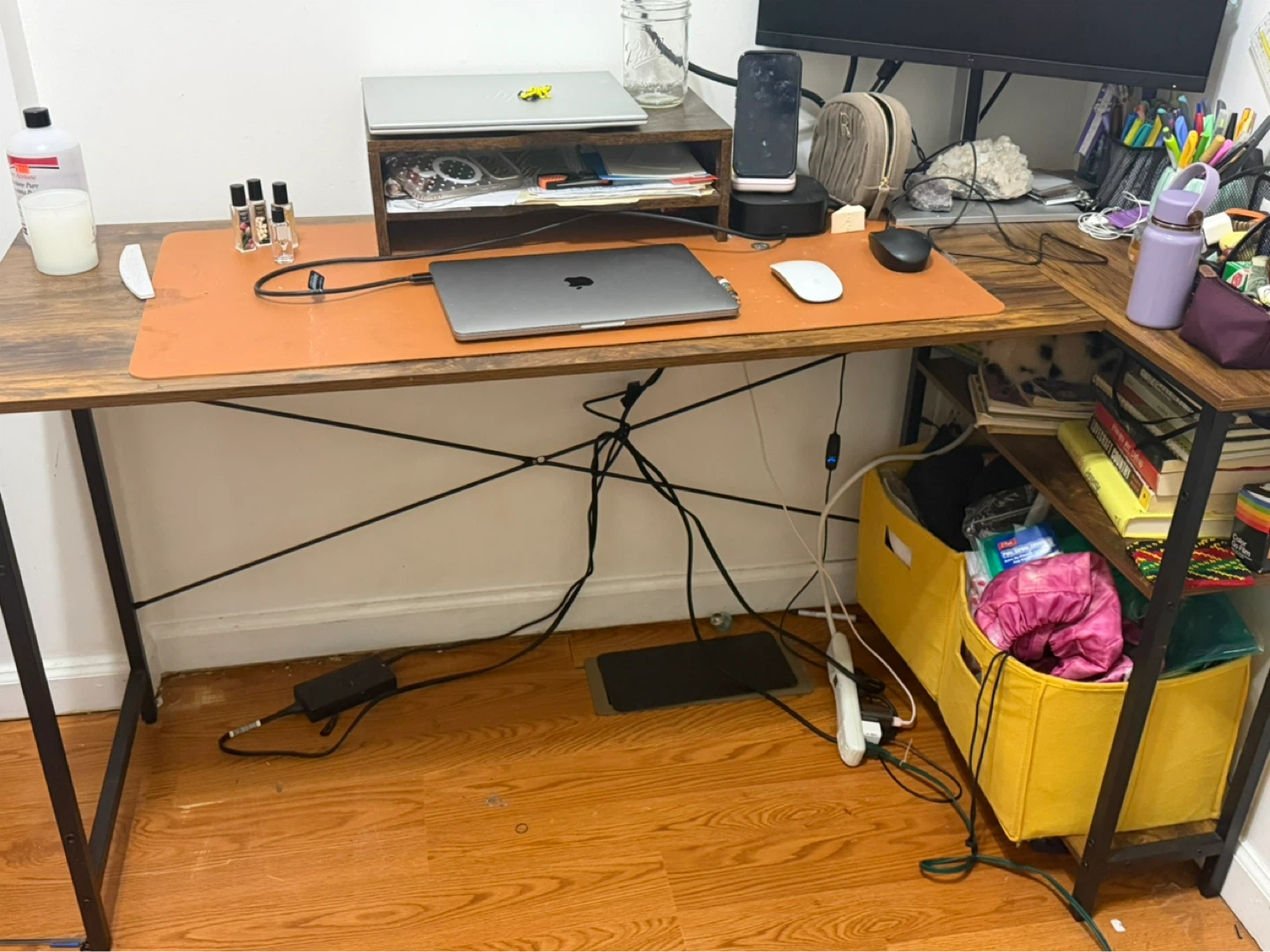 MUST GO ASAP L-Shaped Desk with Shelves - photo 3