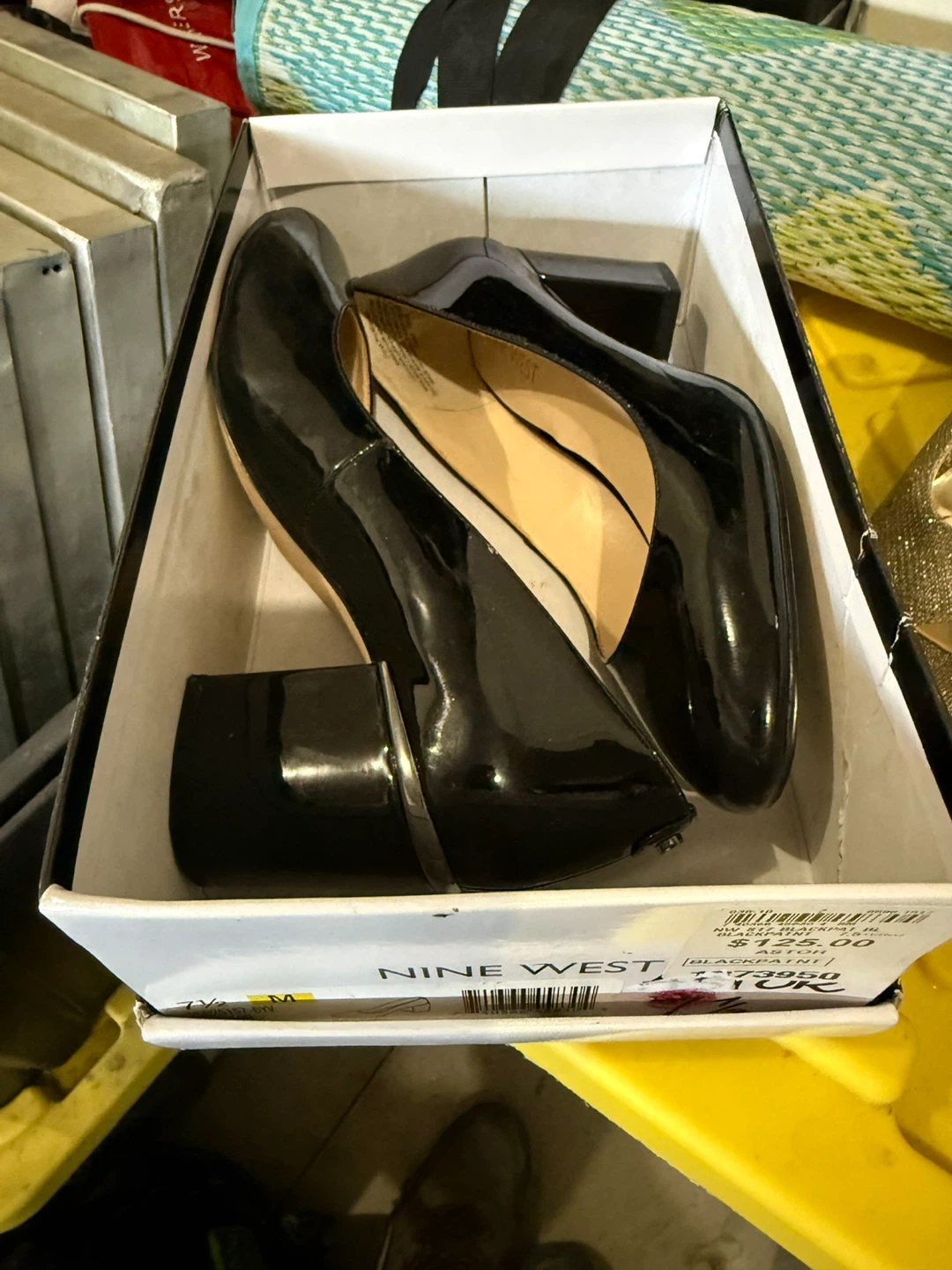 Nine West Women's Black Patent Pumps