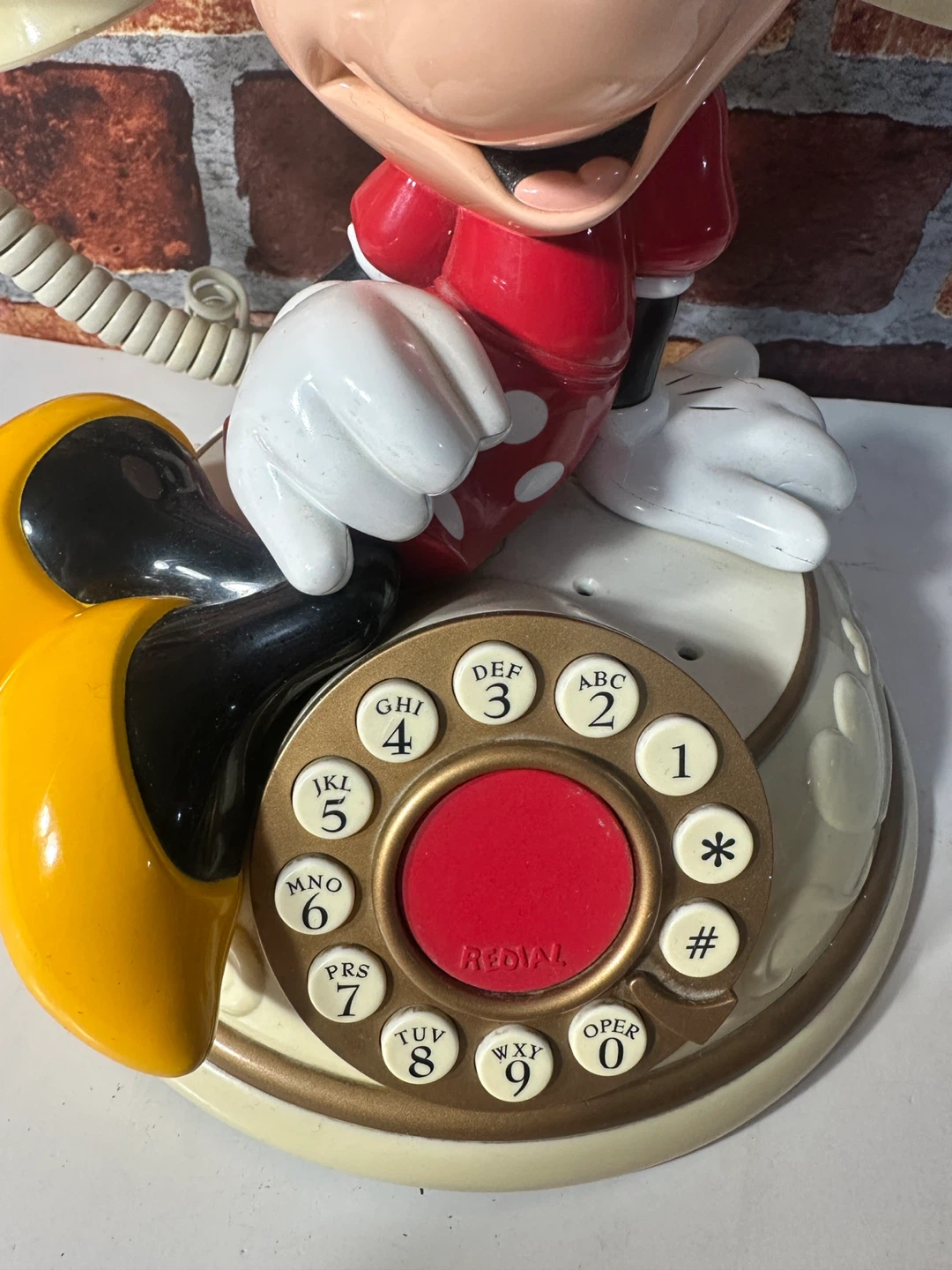 Minnie Mouse Rotary Dial Phone - Untested - photo 2