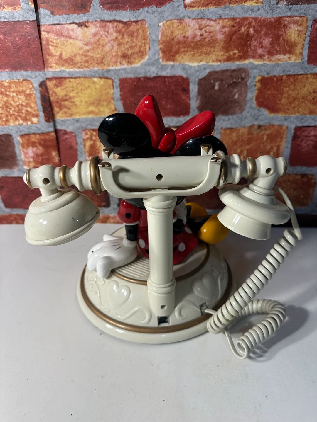 Minnie Mouse Rotary Dial Phone - Untested - photo 4