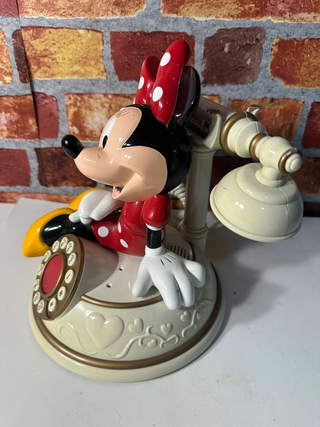 Minnie Mouse Rotary Dial Phone - Untested - photo 3