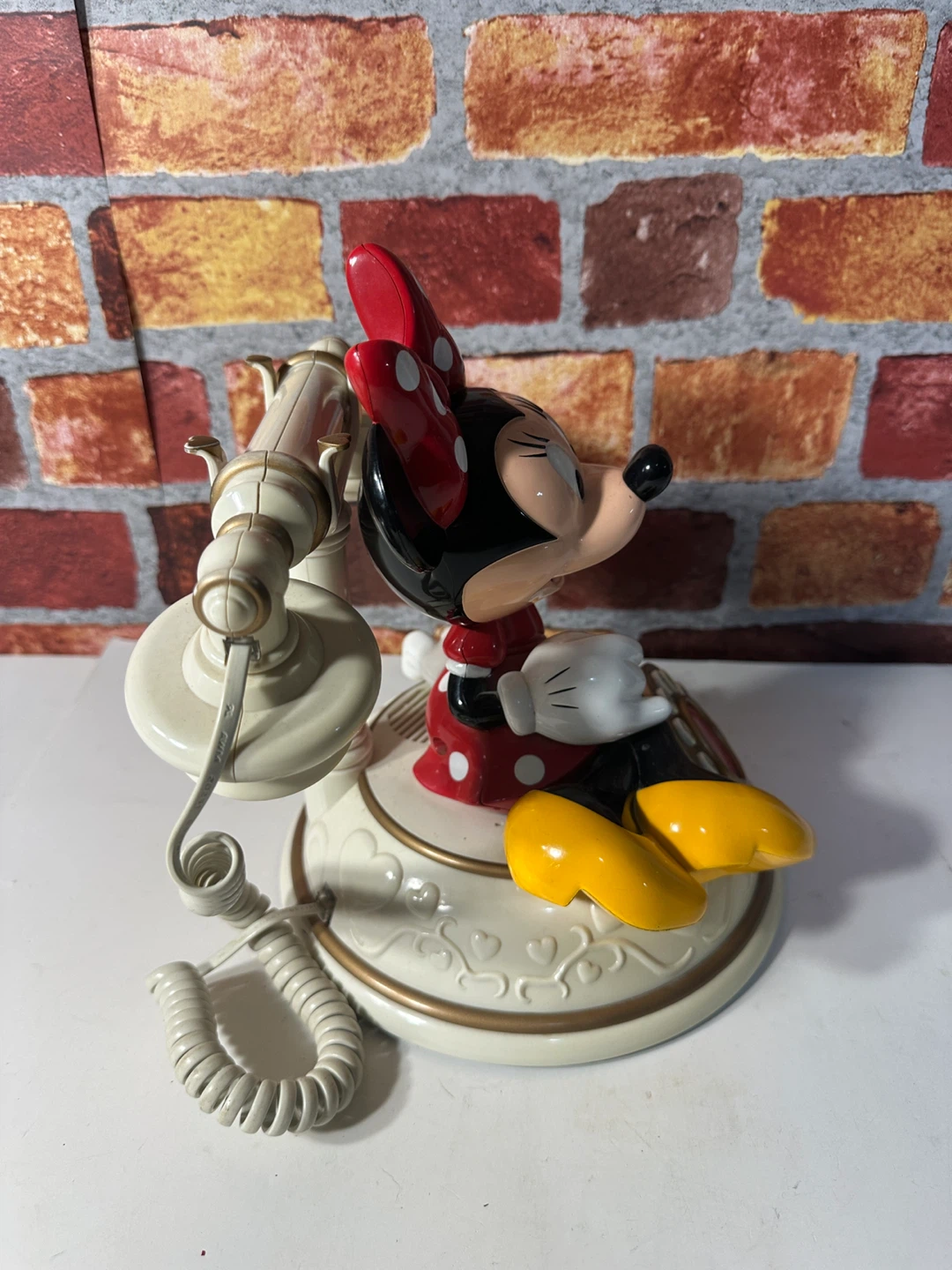 Minnie Mouse Rotary Dial Phone - Untested - photo 5