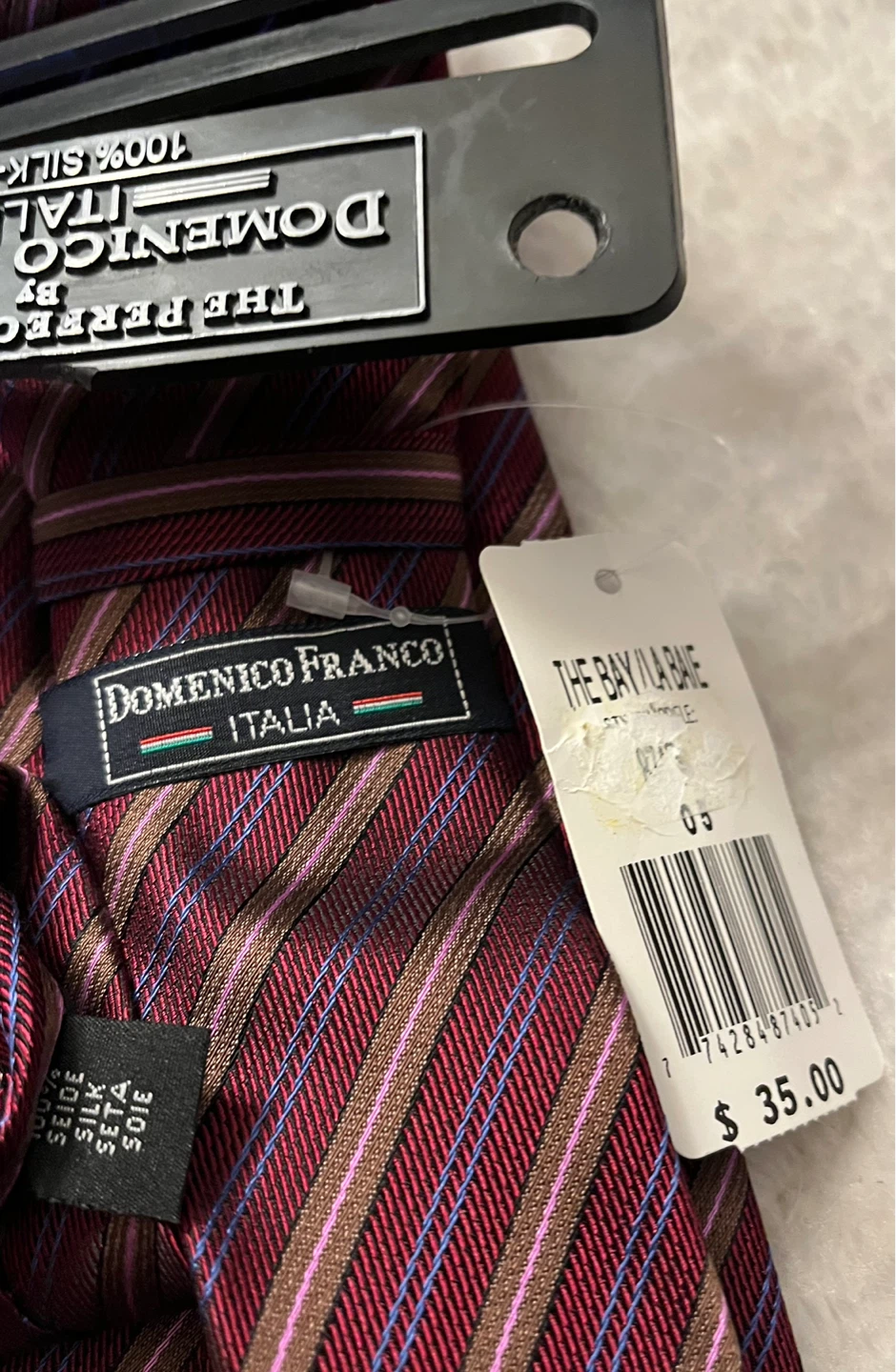 Domenico Franco Italy Silk Striped Tie - photo 5