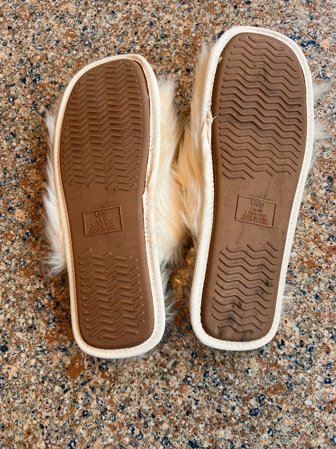 Gap Faux Fur Slippers Size L - photo 4