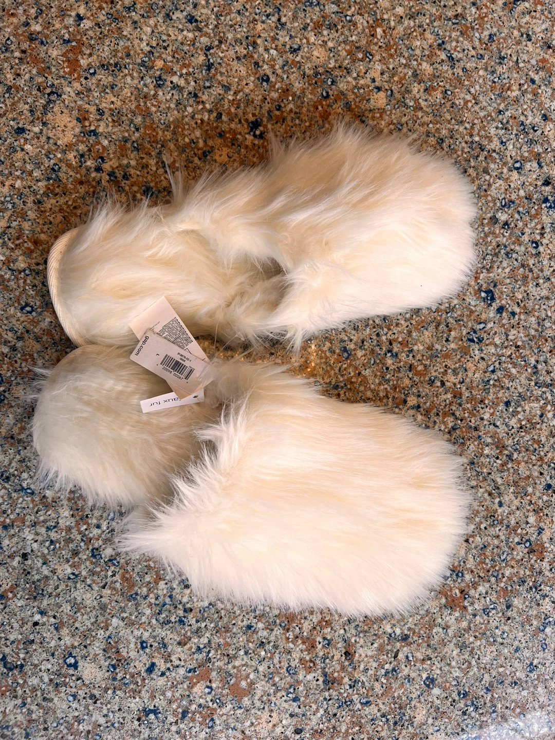 Gap Faux Fur Slippers Size L