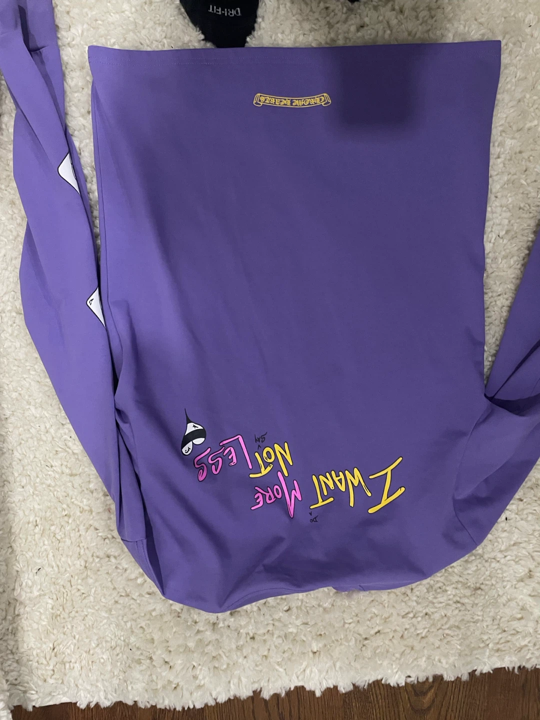 Chrome Hearts Purple Long Sleeve Shirt - photo 2