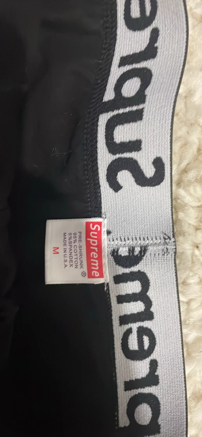 Supreme Boxer Briefs - Black - Size M (2 Pack) - photo 2