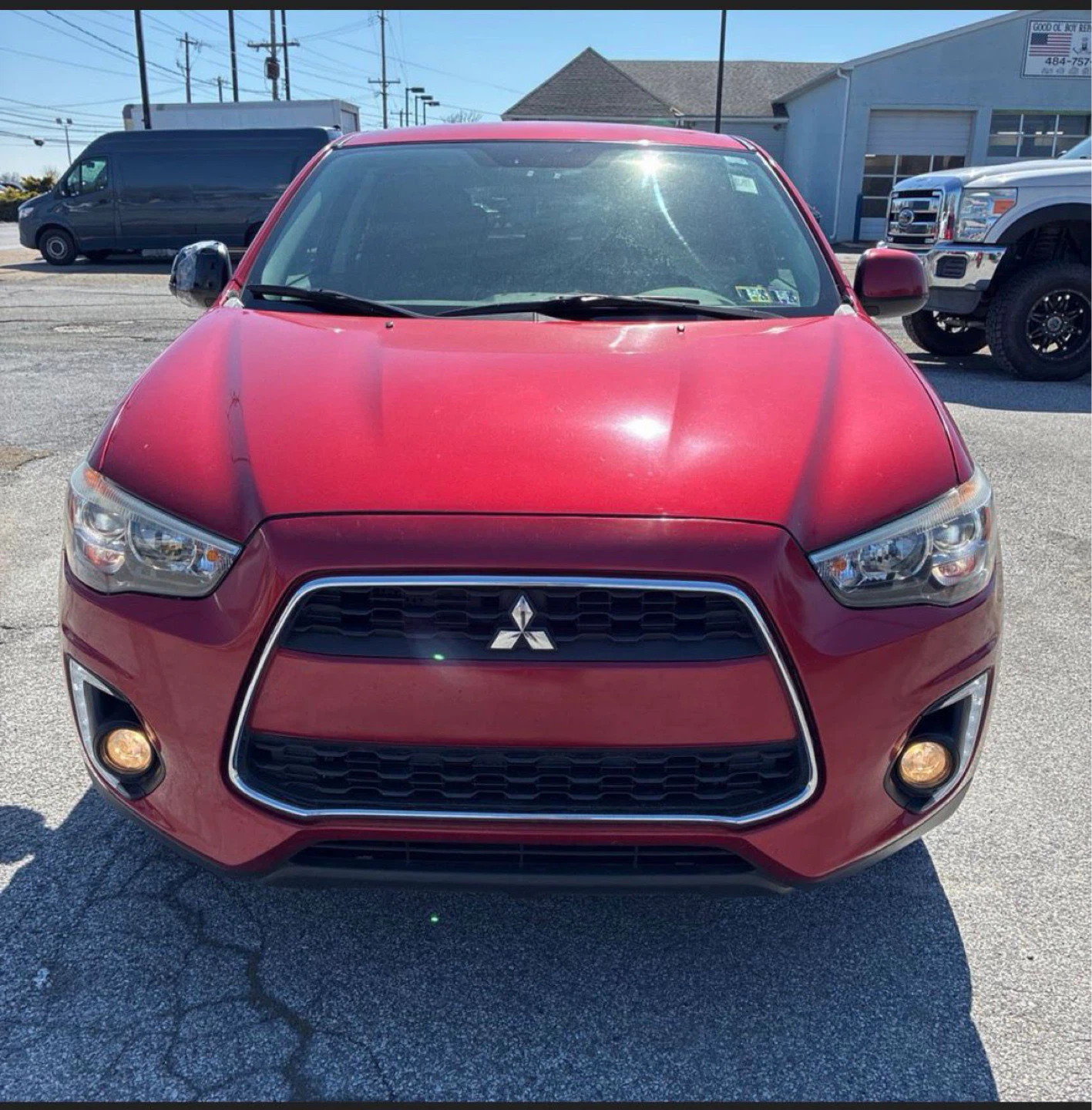 Red Mitsubishi Outlander Sport
