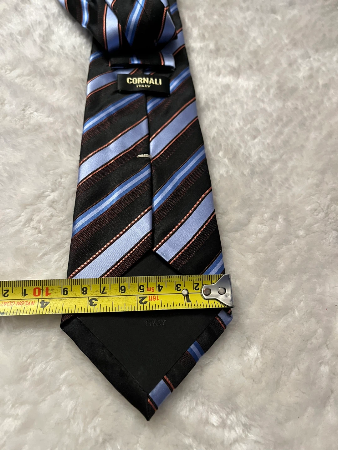 Cornalli Italy Striped Silk Tie - photo 4