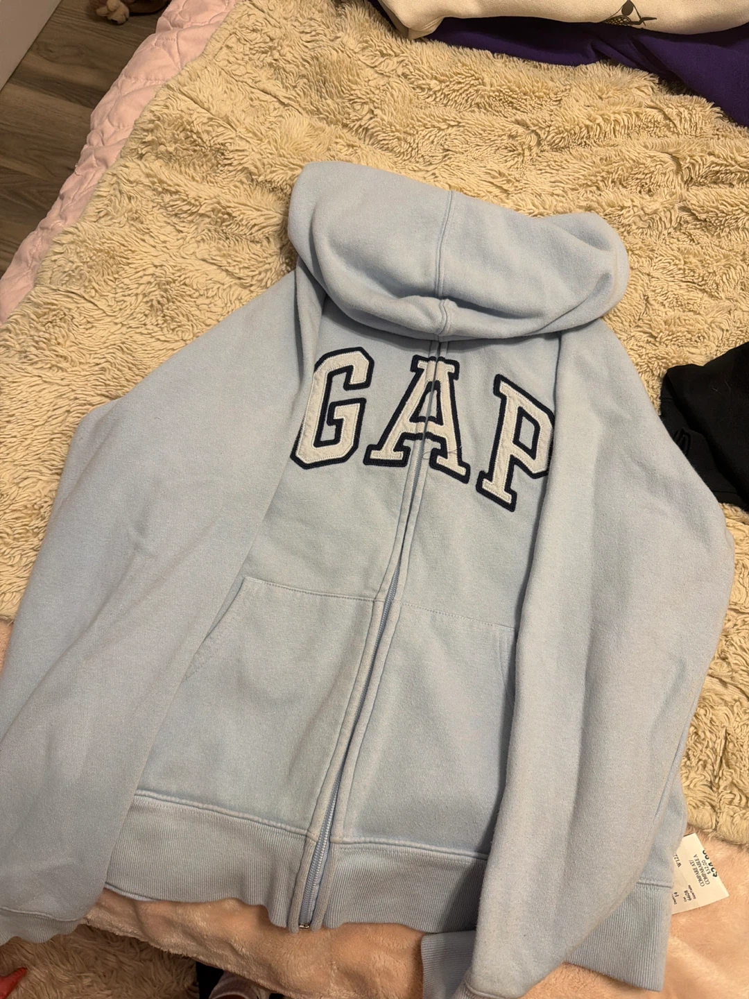 Baby Blue GAP Zip-Up Hoodie