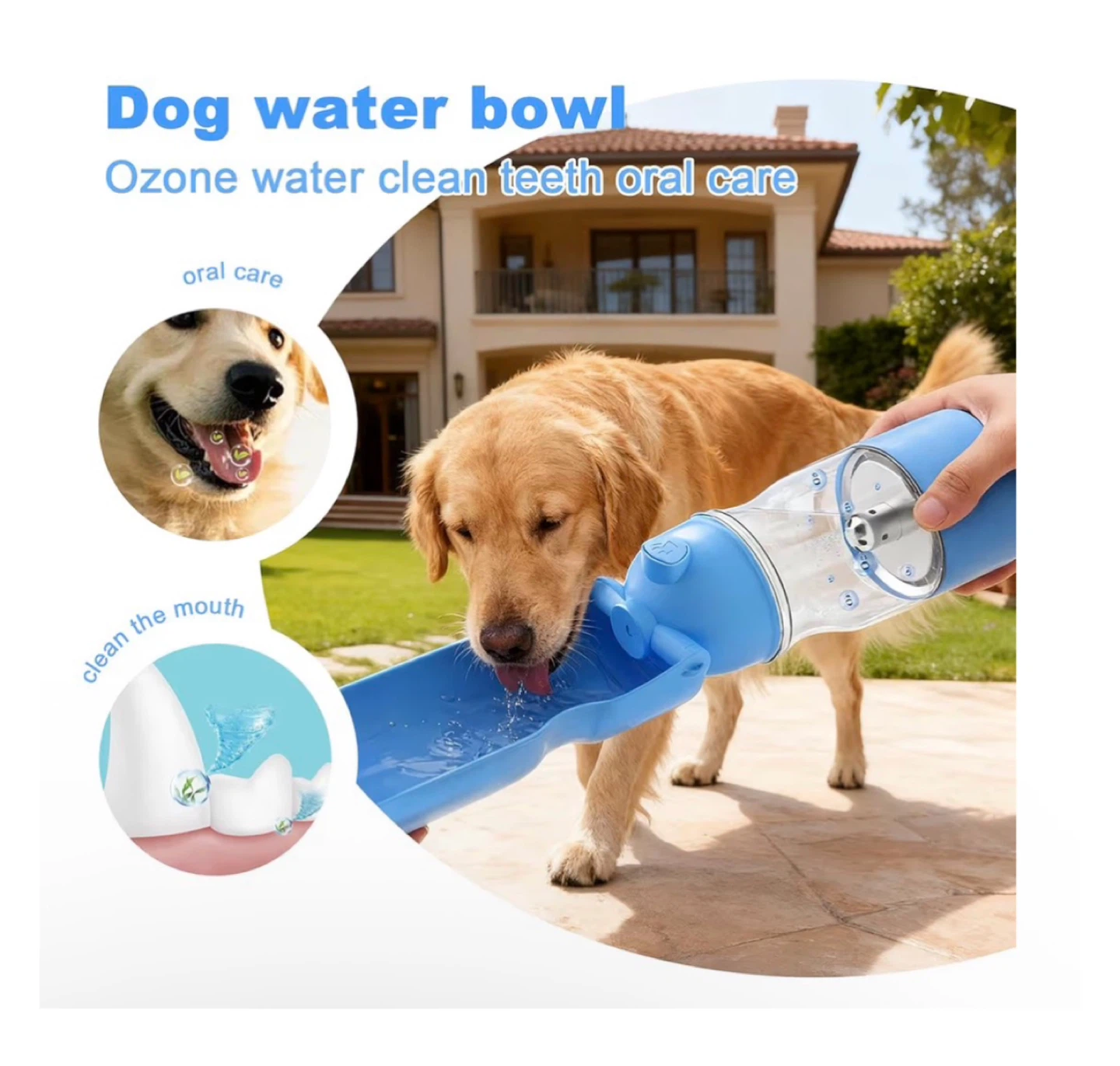Brand new Portable Dog Water Bottle with Ozone Purification - photo 5