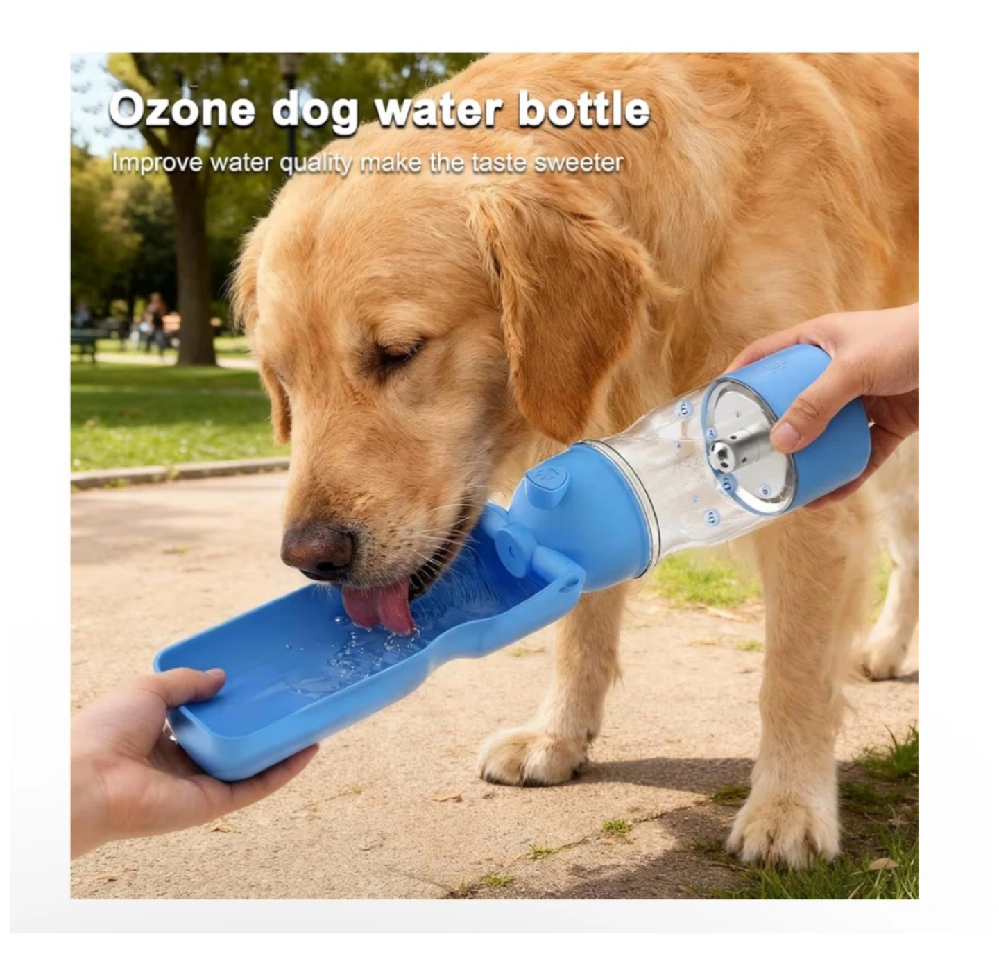 Brand new Portable Dog Water Bottle with Ozone Purification - photo 3