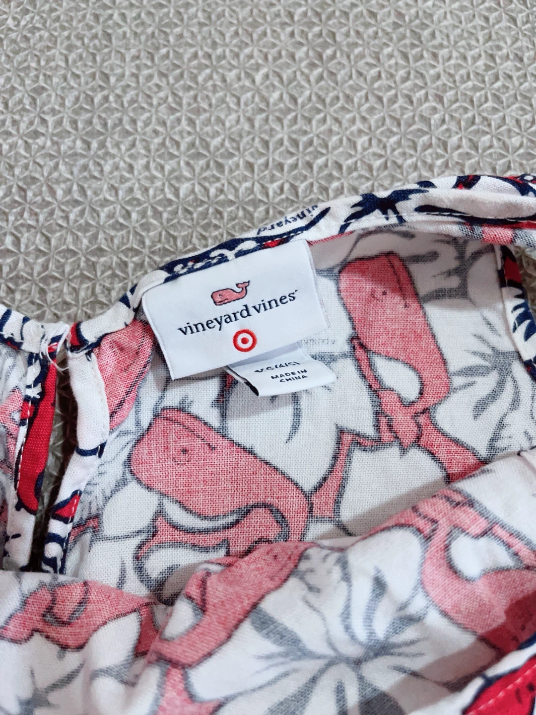 Vineyard Vines Kids Floral Whale Romper - photo 2