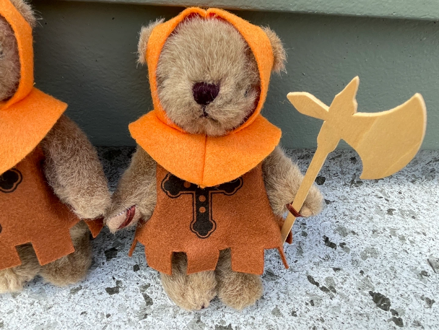 Vtg Takara Medieval Knight Teddy Bear Trio Crusader Plush - photo 4