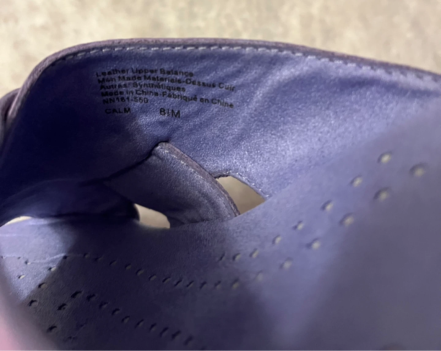 Naturalizer Women's Purple Slide Leather Sandals Size 8M - photo 3