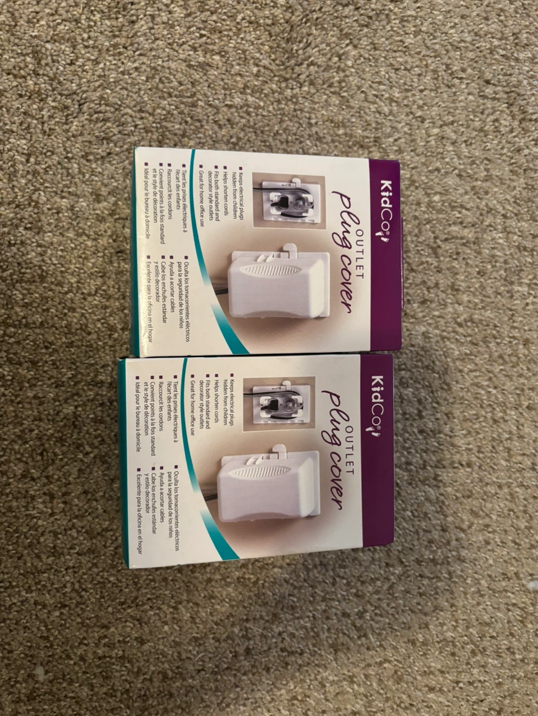 KidCo Outlet Plug Cover - White