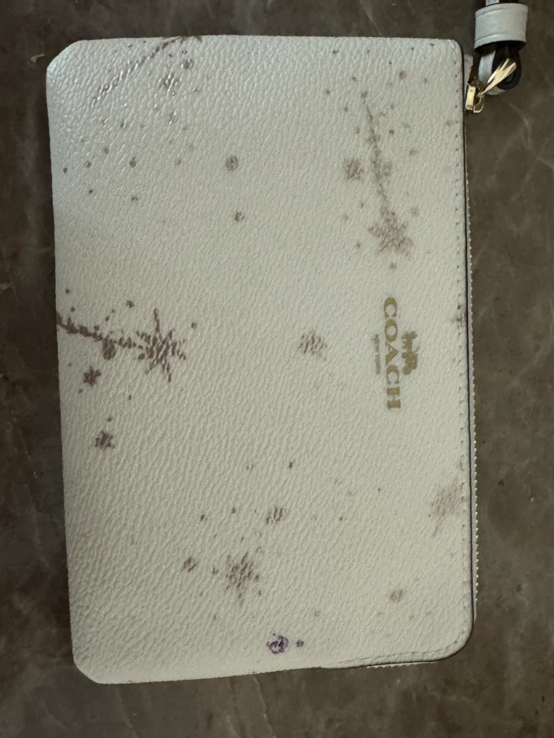 Coach Zip Wristlet Chalk Multi - photo 2