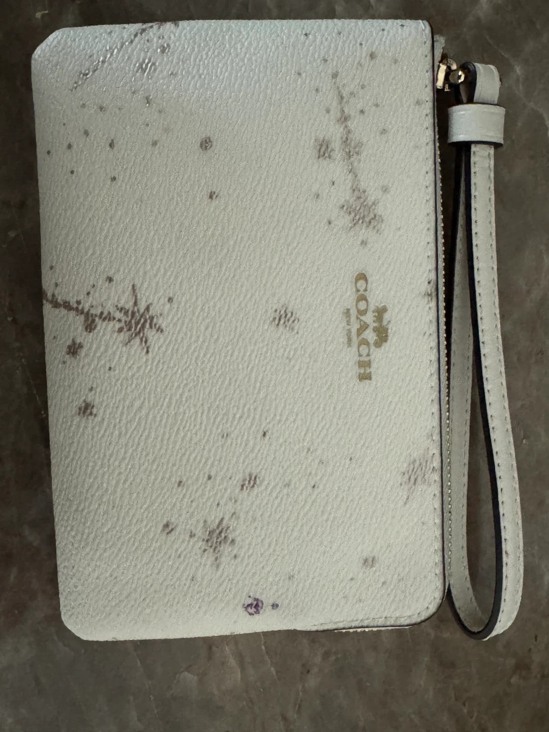 Coach Zip Wristlet Chalk Multi - photo 3